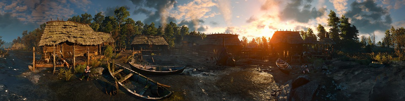 Illustration for article titled These Witcher 3Â Panoramas Show Off the Game's Gorgeous Landscapes